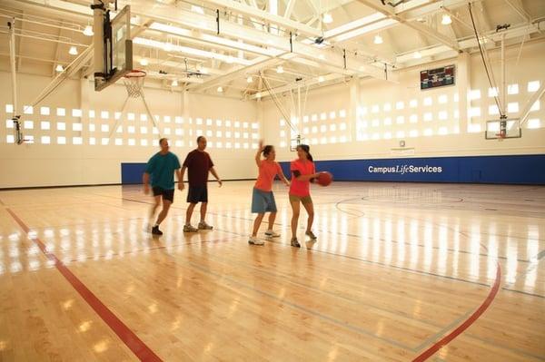 Two-full sized courts: Join a basketball league or drop in to shoot hoops with some friends.