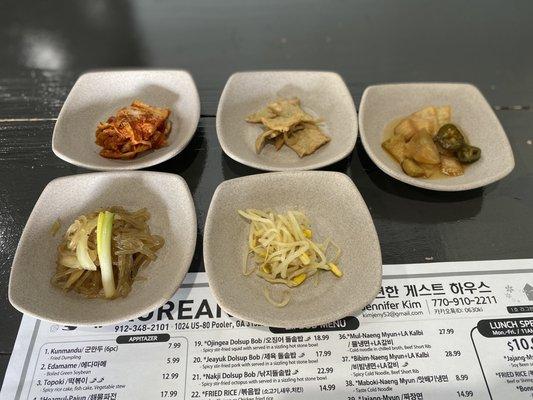 Banchan- side dishes