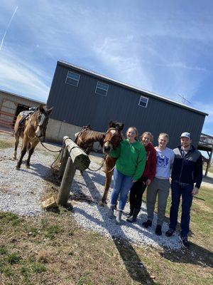 Our group after the ride!