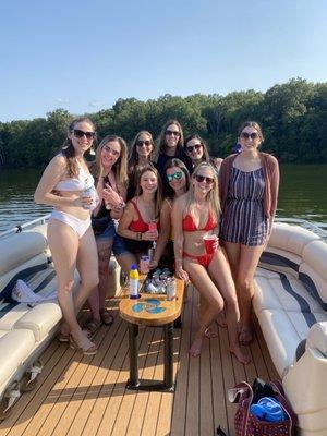 Our group on the boat