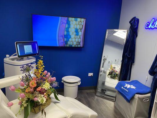 The CoolCave, AKA our CoolSculpting Room