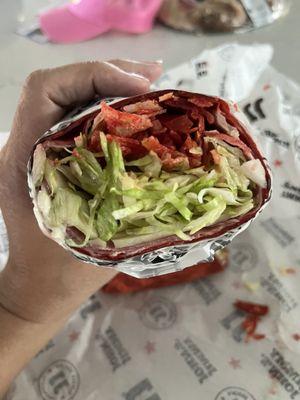 Spicy firecracker wrap