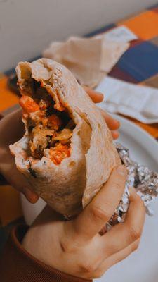 Hot Cheeto burrito