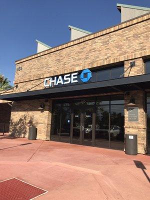 Chase bank is open....IDK why it states closed.