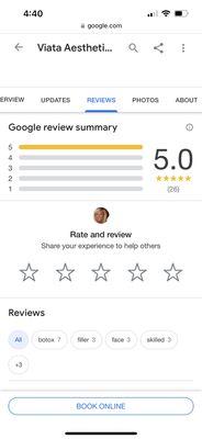 Check us out on google for more reviews.