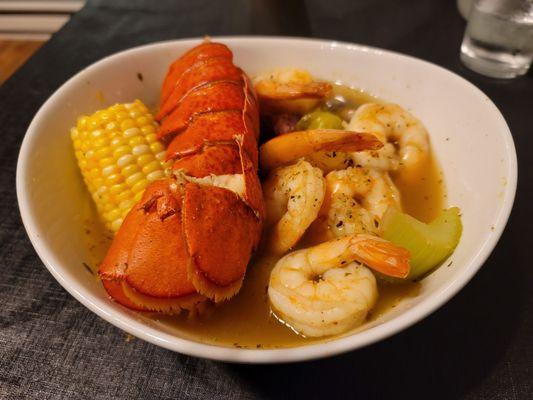 Cajun Shrimp with Lobster