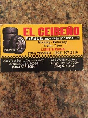 El Ceibeno Tire Shop