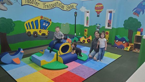 Toddler Transportation Town is ideal for children ages 1 to 3 & their parents/caregivers!