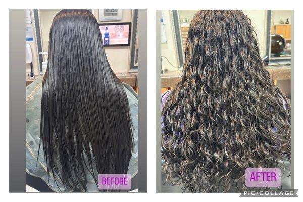 Perm done by Susie ! Call for appointment (951) 689-3730