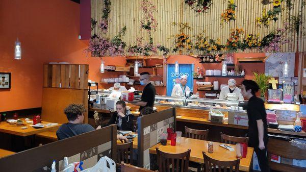 Small dining room, but love the energy and the small neighborhood vibe