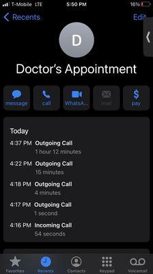 fix your system to not hang up or drop calls as well as waiting for the nurses to finally answer.