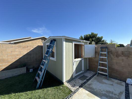 Tuffshed almost done