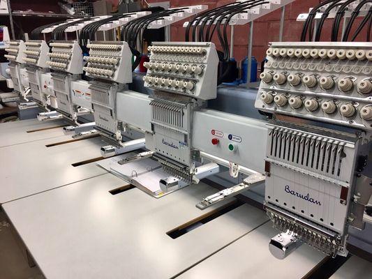 A look at one of our top of the industry embroidery machines