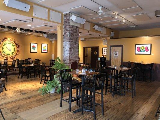 Elk Creek has a large open dining area.