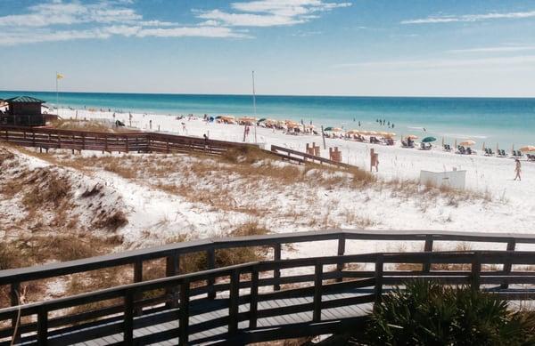 Beach walk over