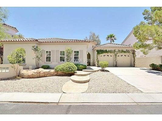 Gorgeous single story house in guard gated Rhodes Ranch. Upgraded kitchen and bathrooms...