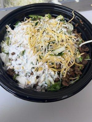 Asada taco Salad