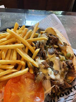 The Philly Cheesesteak is very good!