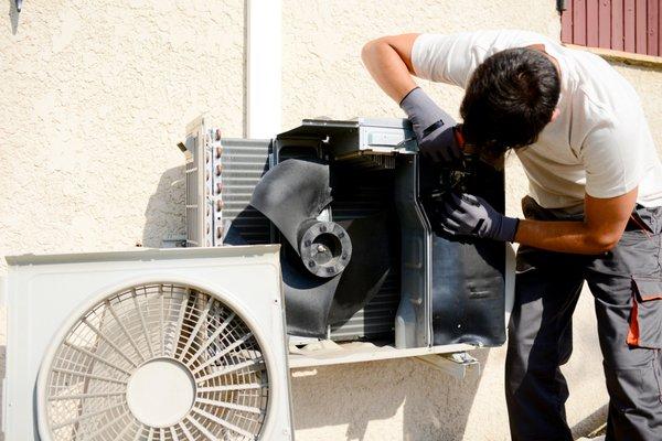 Split AC system installation