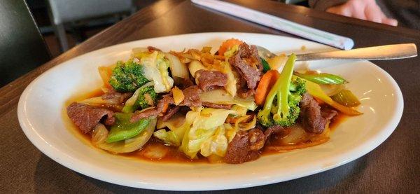 Beef veggie dish.