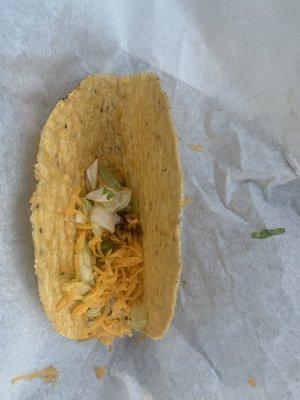 Does this look like the right amount of stuff in a taco?