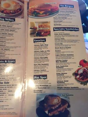 Large menu