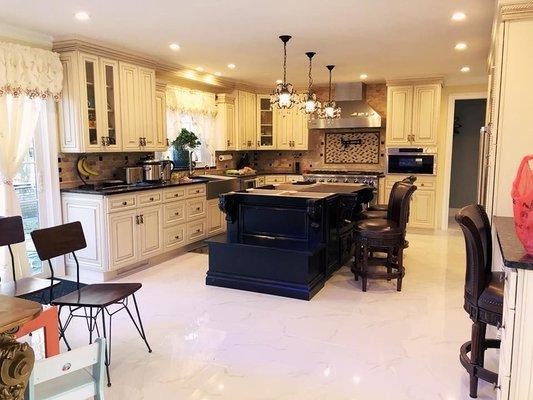 Remodeled kitchen