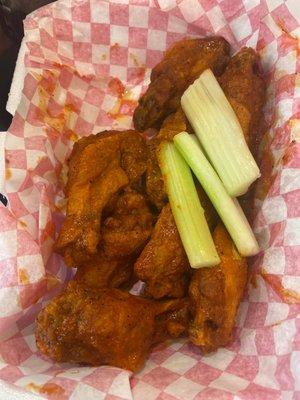 Buffalo Hot 10 pc Wings only