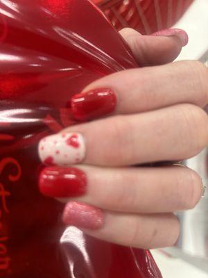 Love Love Love  My Valentine's Day Nails !!!