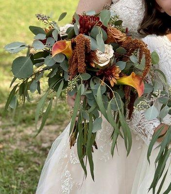 Exquisite bridal bouquet