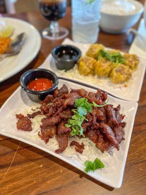 Heaven Beef Jerky - The beef was seasoned well and tender. It pairs perfectly with sticky rice.