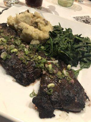 Skirt steak with chimichurri