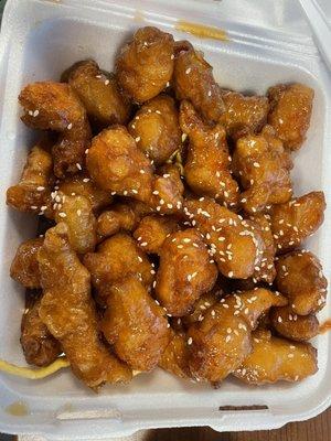 9. Sesame Chicken Dinner