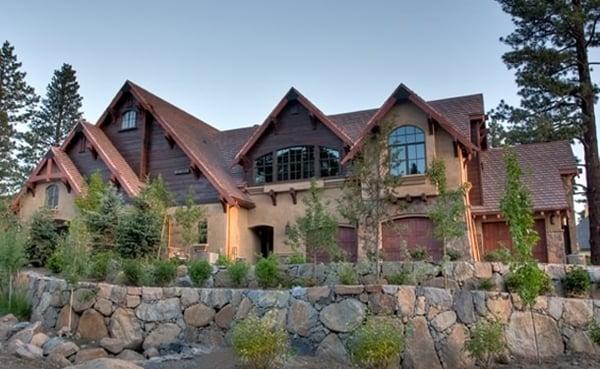 Custom-built home by Lakecrest Builders.