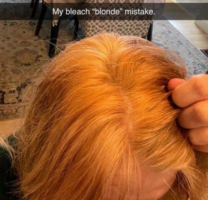 My home bleach job