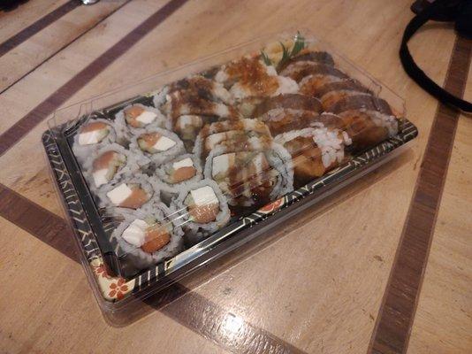 Sushi: Sweet Potato, Crispy Chicken, Philadelphia Roll