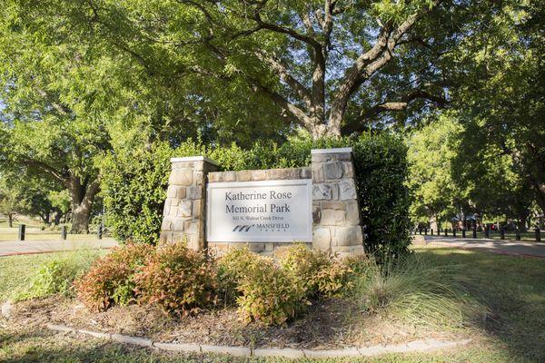 Katherine Rose Memorial Park is located at 303 N Walnut Creek Drive in Mansfield, TX.