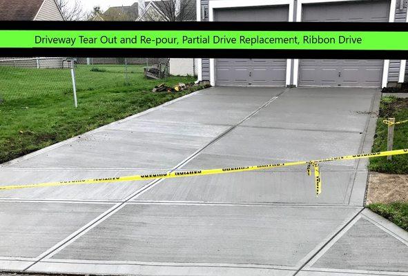 Standard Broomed Concrete Driveway