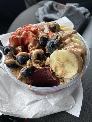 Everbowl with almond butter added