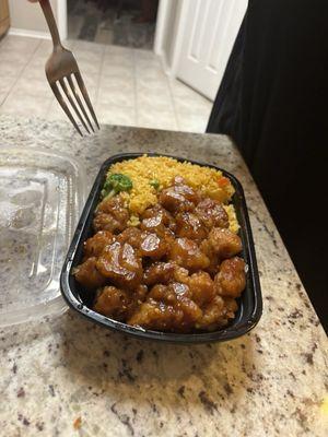 Orange chicken