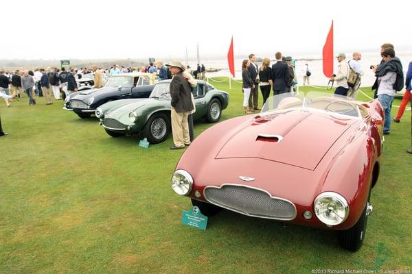 Vehicle at 2013 Pebble Beach Concours D'Elegance one of the most prestigious shows in the world.