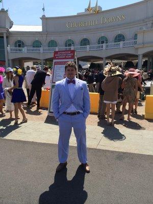 Attorney Austin Nowakowski at Kentucky Derby