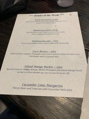 Drinks of the Week from April 2021