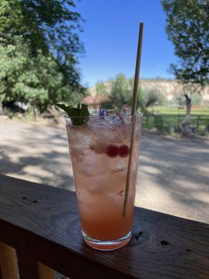 Seasonal cocktail: nanking cherry mojito