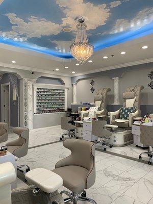 Inside salon