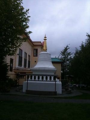 Prayer wheels.