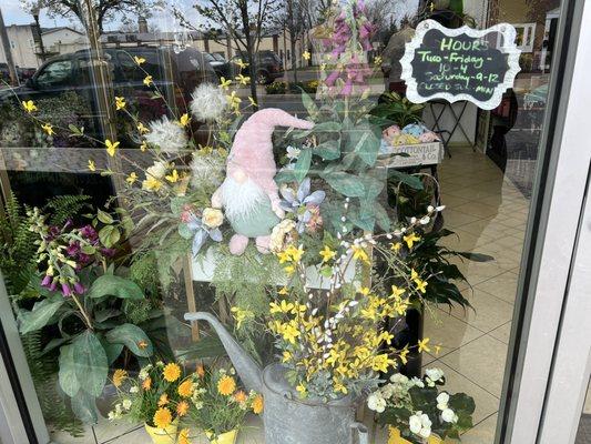 Her shops front window!  How charming!