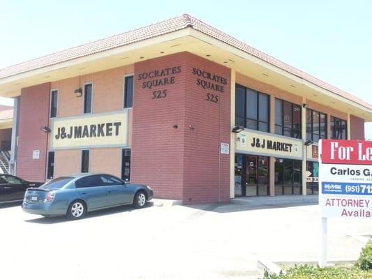 J & J mini market corner of central & arrow highway route in upland ca