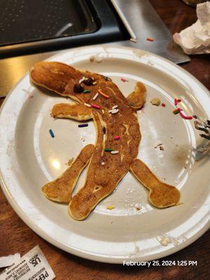 Fortnite "Peely" pancake, of course.. LOL