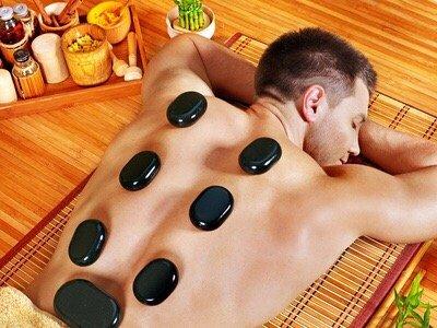 Hot stone therapy